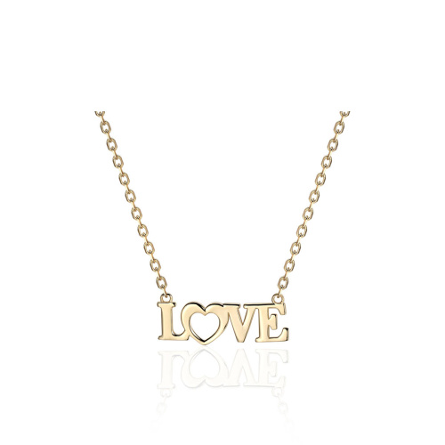 Колье из желтого золота 585 пробы без вставок 01Л032068