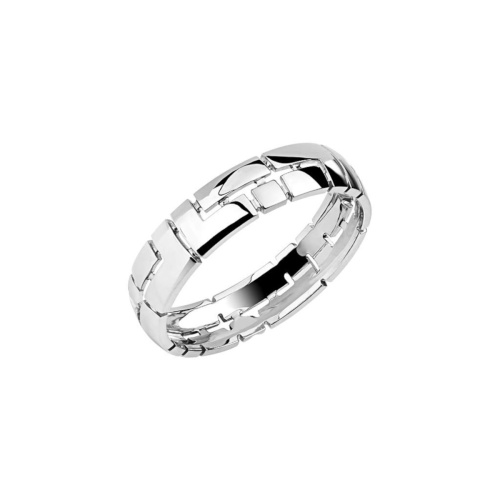 Кольцо из белого золота 585 пробы без вставок 01К0211567