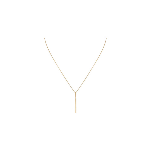 Колье из желтого золота 585 пробы без вставок 01Л031096