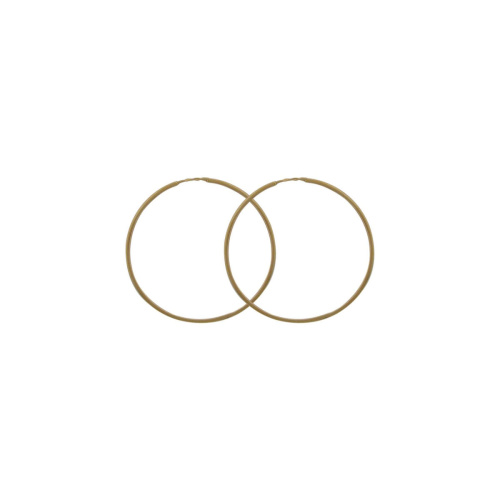 Серьги кольца из красного золота 585 пробы без вставок 01С015685 Серьги кольца из красного золота 585 пробы без вставок 01С015685