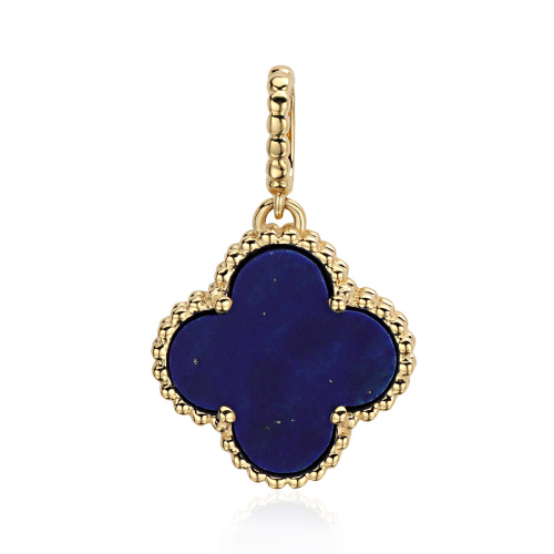 Подвеска из желтого золота 585 пробы с лазуритом 01П4315270-4