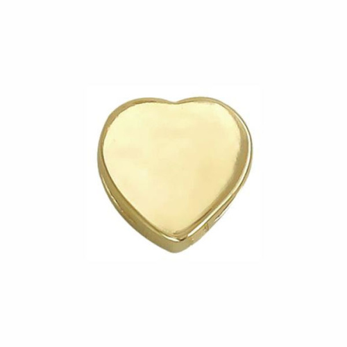 Подвеска "Сердце" из желтого золота 585 пробы без вставок 01П032193W