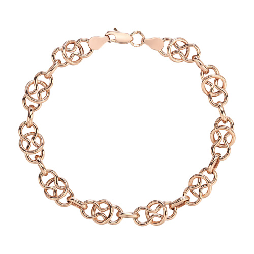 Браслет из красного золота 375 пробы без вставок 01Б013625S