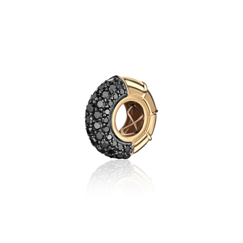 Подвеска из желтого золота 585 пробы с бриллиантами 01П634120-1