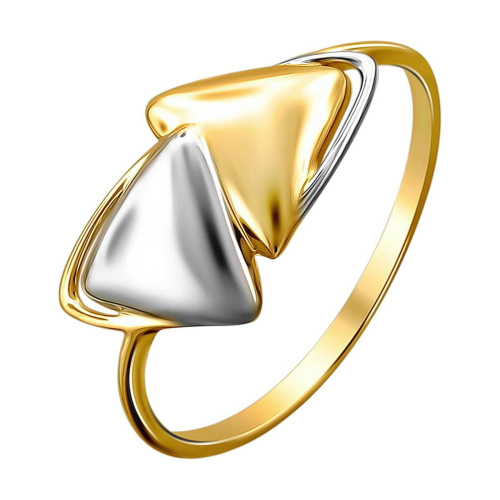 Кольцо из желтого золота 585 пробы без вставок 01К0313439Р