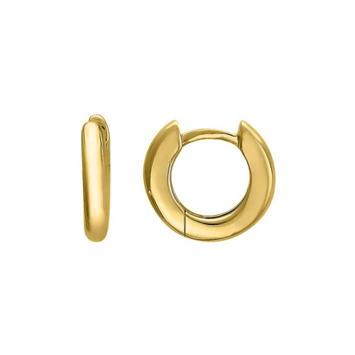 Серьги из желтого золота 585 пробы без вставок 01С030542