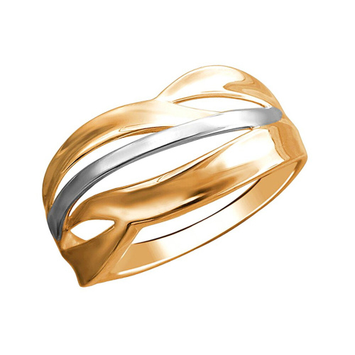 Кольцо из красного золота 585 пробы без вставок 01К0113978Р