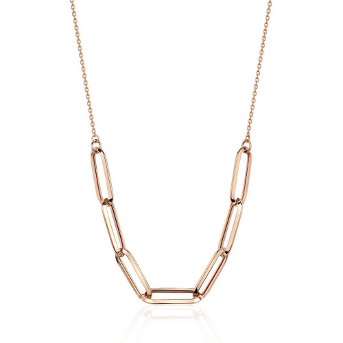 Колье из желтого золота 585 пробы без вставок 01Л032243