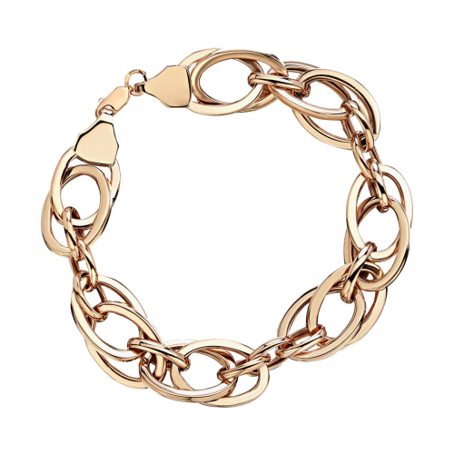 Браслет из красного золота 585 пробы без вставок 01Б013148