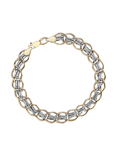 Браслет из желтого золота 585 пробы без вставок 01Б0321089Р