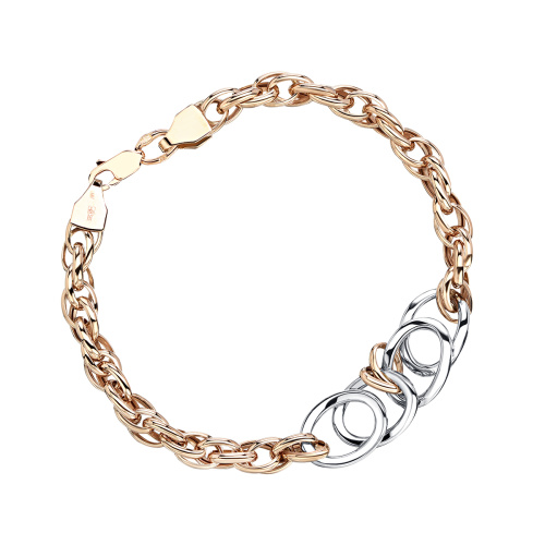 Браслет из красного золота 585 пробы без вставок 01Б0121093Р