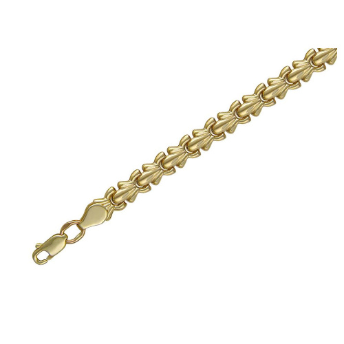 Браслет из желтого золота 585 пробы без вставок 01Б7301222