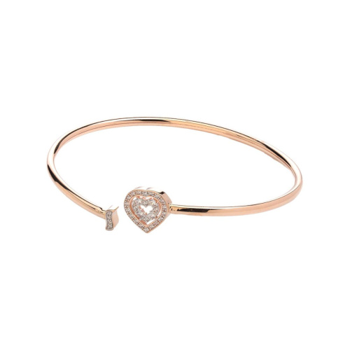 Браслет конго из красного золота 585 пробы с фианитами 01Б112711 Браслет конго из красного золота 585 пробы с фианитами 01Б112711