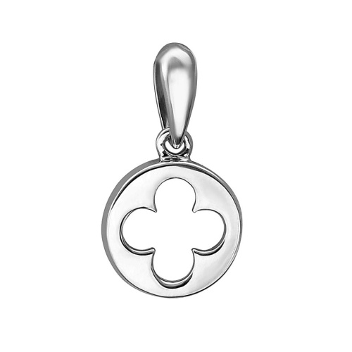 Подвеска из белого золота 585 пробы без вставок 01П0213938