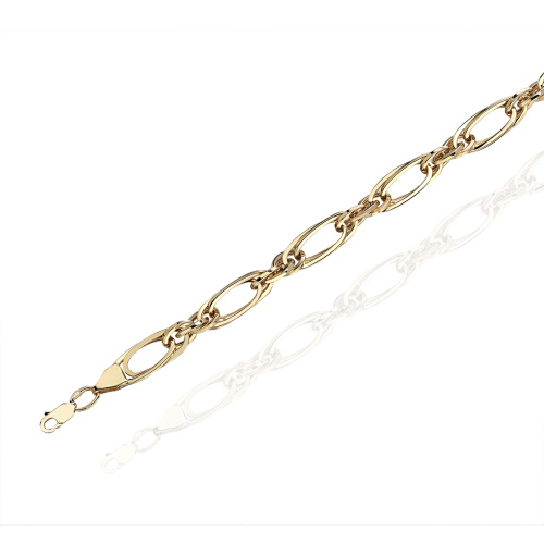 Цепь из желтого золота 585 пробы без вставок 01Ц033028