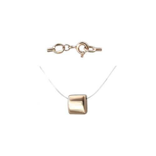 Колье из красного золота 585 пробы без вставок 01Л011956