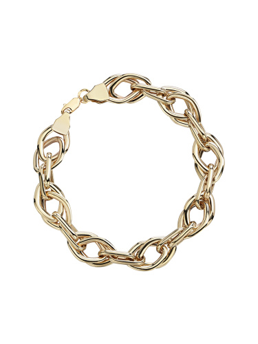 Браслет из желтого золота 585 пробы без вставок 01Б033154