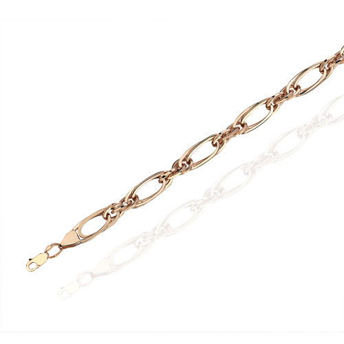 Цепь из красного золота 585 пробы без вставок 01Ц013138