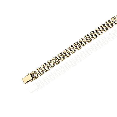 Браслет из желтого золота 585 пробы без вставок 01Б032946