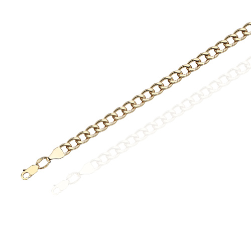 Цепь из желтого золота 585 пробы без вставок 01Ц0321085