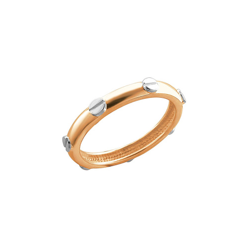 Кольцо из красного золота 585 пробы без вставок 01К0113071Р