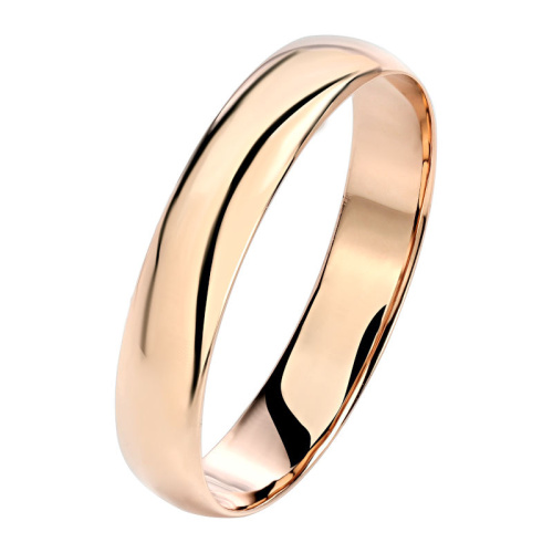 Обручальное кольцо из красного золота 585 пробы 01О010014