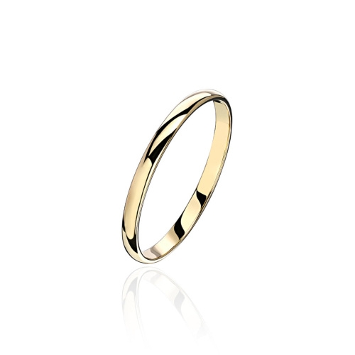 Обручальное кольцо из желтого золота 585 пробы 01О030369