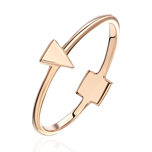 Кольцо из красного золота 585 пробы без вставок 01К0114367