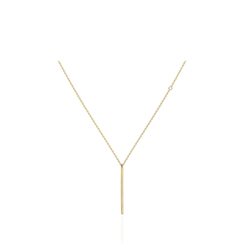 Колье из желтого золота 585 пробы без вставок 01Л031967