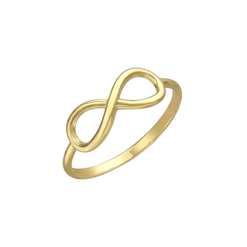 Кольцо из желтого золота 585 пробы без вставок 01К036889