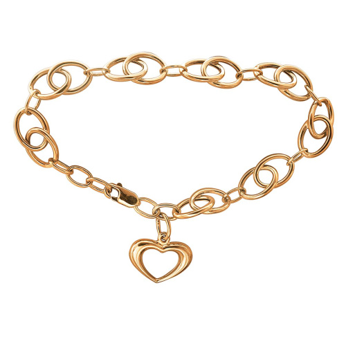 Браслет из красного золота 585 пробы без вставок 01Б012799