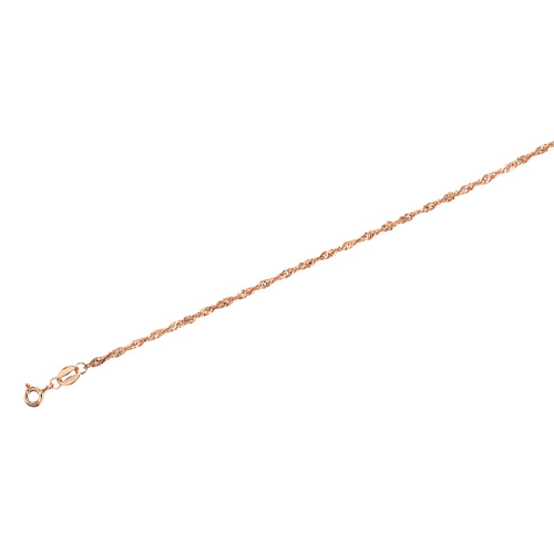 Цепь из красного золота 585 пробы 01Ц7101235
