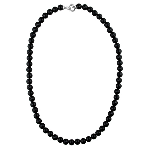 Колье из серебра 925 пробы с агатом 01Л451593-1
