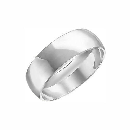 Обручальное кольцо из серебра 925 пробы без вставок 01О050249