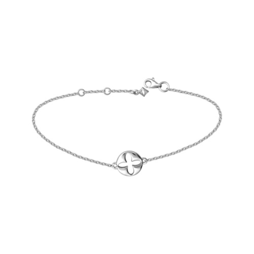 Браслет из белого золота 585 пробы без вставок 01Б022637