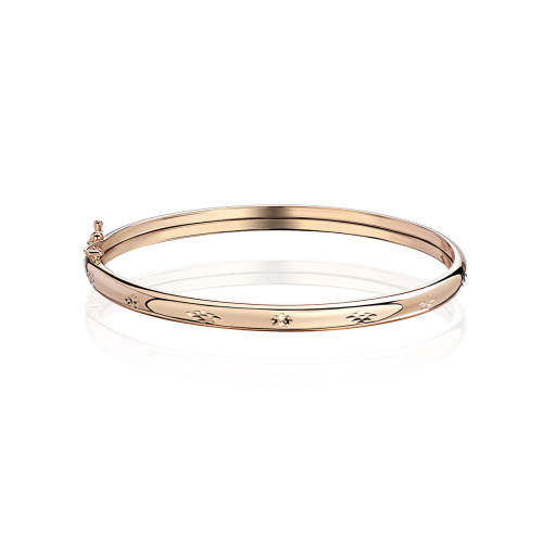 Браслет конго из красного золота 585 пробы без вставок 01Б7121034