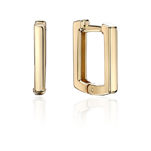 Серьги из желтого золота 585 пробы без вставок 01С0315160