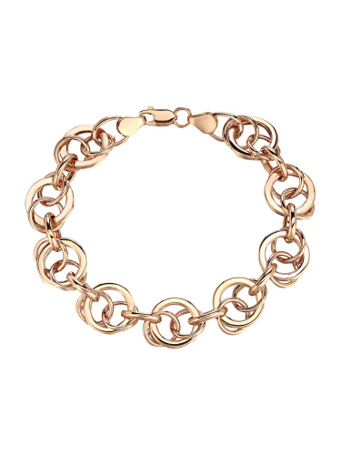 Браслет из красного золота 585 пробы без вставок 01Б013544