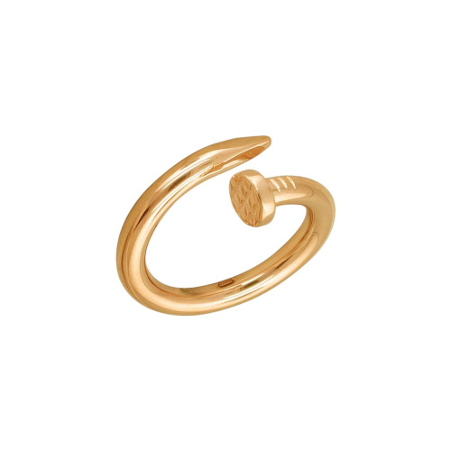 Кольцо из красного золота 585 пробы без вставок 01К0112367