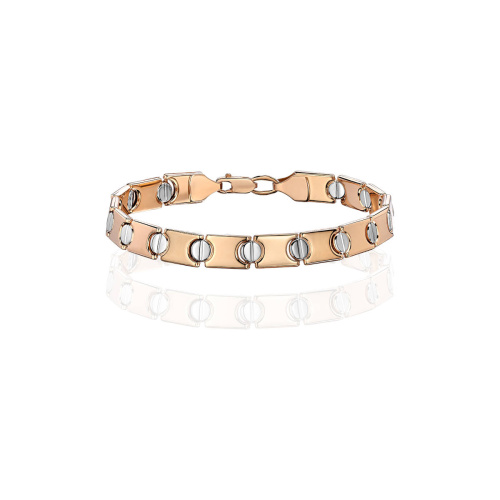 Браслет из красного золота 585 пробы без вставок 01Б010900Р