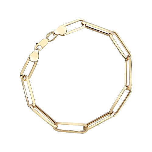 Браслет из желтого золота 585 пробы без вставок 01Б0321108