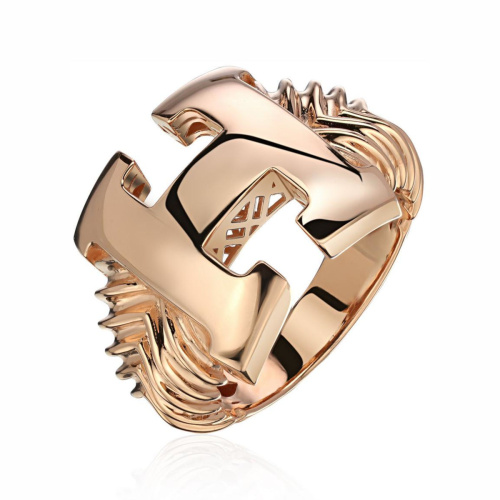 Кольцо из красного золота 585 пробы без вставок 01К0116133