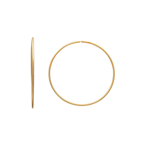 Серьги из красного золота 585 пробы без вставок 01С010411