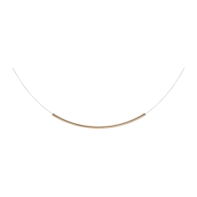 Колье из красного золота 585 пробы без вставок 01Л011673 Колье из красного золота 585 пробы без вставок 01Л011673