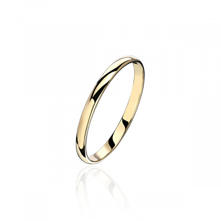 Обручальное кольцо из желтого золота 585 пробы 01О030259